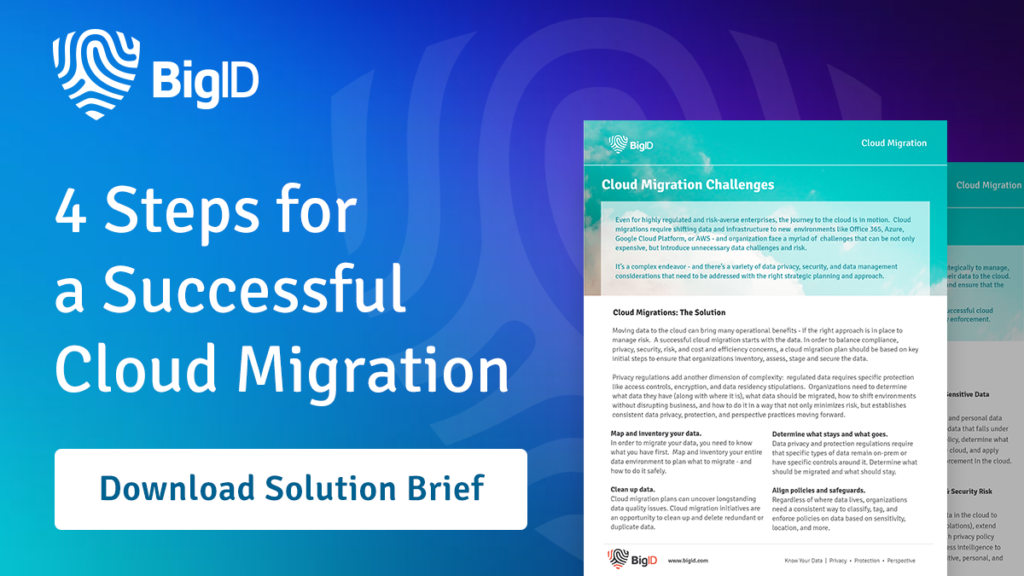 4 Steps for a Success Cloud Migration datasheet
